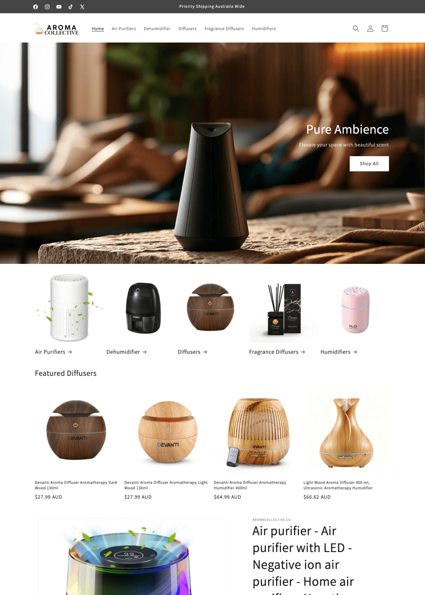 AromaCollective.co store preview