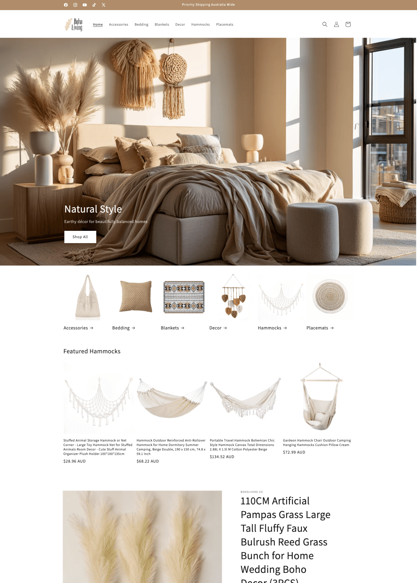 BohoLiving.co store preview