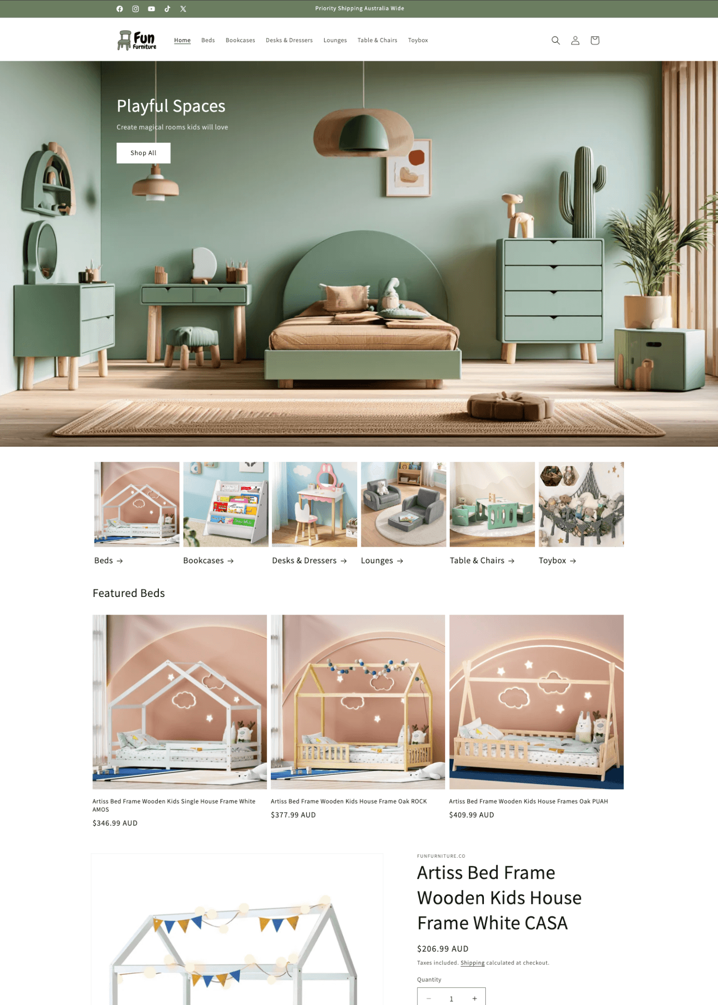 FunFurniture.co store preview
