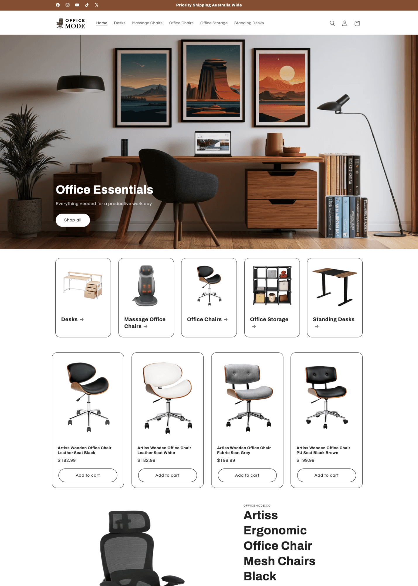 OfficeMode.co store preview