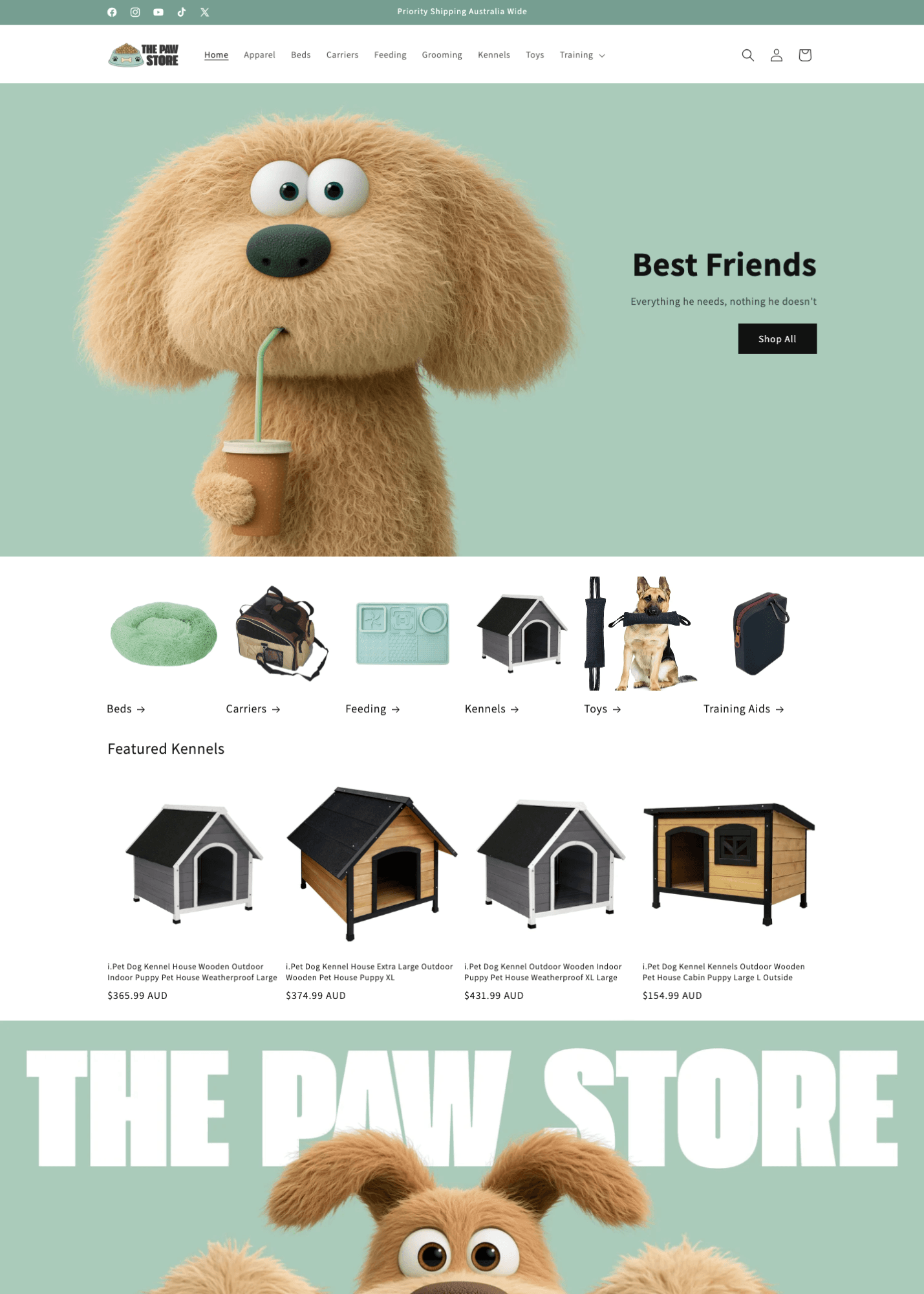 ThePawStore.co store preview